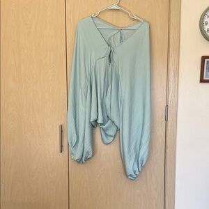 Free People Women's Light Blue Top